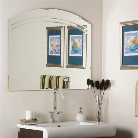 beveled bathroom vanity mirror|arched beveled mirrors for bathrooms.